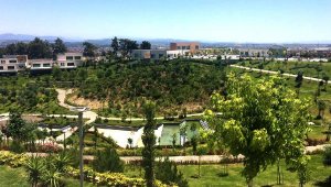 Türkbeleni Kent Parkı'na 12 bin 400 çiçek dikildi