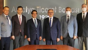 Vali Karaloğlu'ndan ATB'ye veda ziyareti