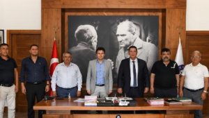 AESOB Başkanı Dere'den Başkan Kocakaya'ya teşekkür ziyareti