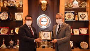 Başkan Esen'den AESOB'a ziyaret