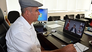 Başkan Kökce video konferansa katıldı