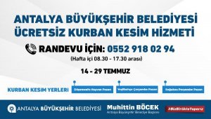 Büyükşehir kurban kesim yerlerini belirledi