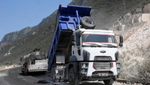 Dirgenler yoluna asfalt