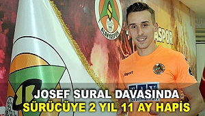 Josef Sural davasında sürücüye 2 yıl 11 ay hapis