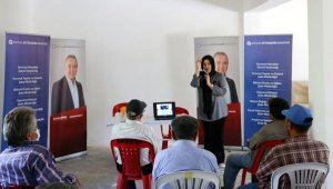 Korkuteli Manaylı üreticilere toprak analizinin önemi anlatıldı