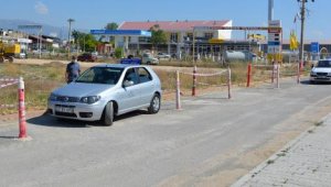 Korkuteli'nde 94 sürücü adayı ter döktü