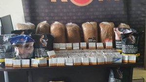 Manavgat'ta kaçak tütün operasyonu