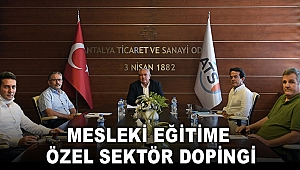 Mesleki eğitime  özel sektör dopingi