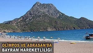 Olimpos ve Adrasan'da bayram hareketliliği