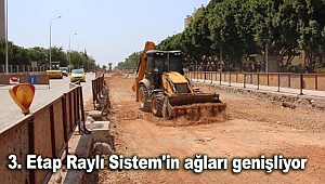 3. Etap Raylı Sistem  hızla devam ediyor