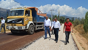 Akçay-Afşar grup yolu yenileniyor