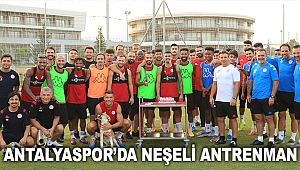 Antalyaspor'da  neşeli antrenman