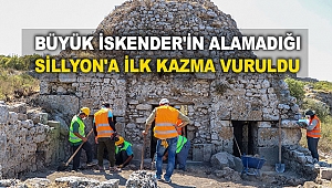 Büyük İskender'in alamadığı Sillyon'a ilk kazma vuruldu