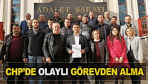 CHP'de olaylı görevden alma