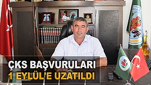 ÇKS başvuruları 1 Eylül'e uzatıldı