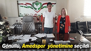 Gönüllü, Amedspor  yönetimine seçildi