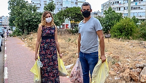 Gönüllülerden ailelere kurban eti