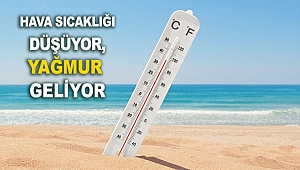 Hava sıcaklığı düşüyor, yağmur geliyor