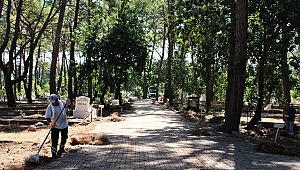 İlçelerde mezarlık temizliği