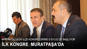 İlk kongre  Muratpaşa'da