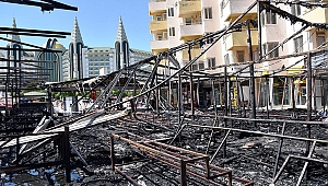 İş yeri yangında kül oldu