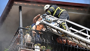 İtfaiye eri kurtardı