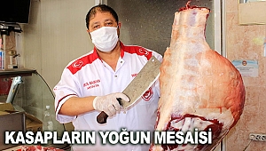Kasapların yoğun mesaisi
