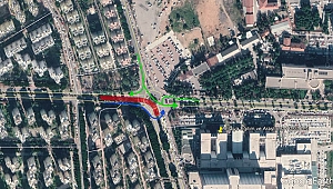 Kavşak trafiğe kapanıyor