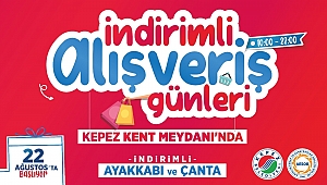  Kepez’de indirimli alışveriş günleri