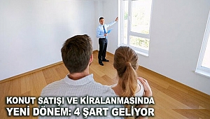 Konut satışı ve kiralanmasında yeni dönem: 4 şart geliyor