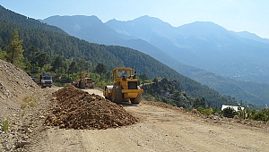 Köprülü yayla yolu stabilize yol oluyor