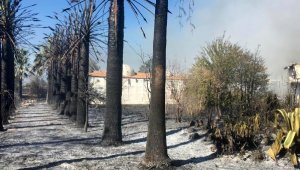 Kullanılmayan hamam ve AVM'de yangın