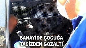 Sanayide çocuğa tacizden gözaltı