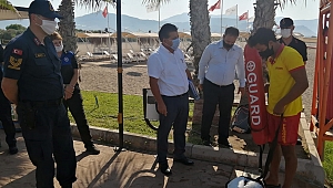 Yüzme alanlarının denetimleri yapıldı