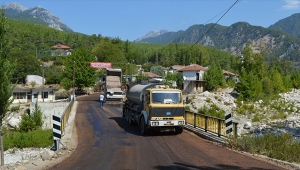 6 mahalleyi birleştiren grup yoluna asfalt