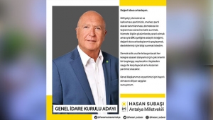 Aday oldu destek istedi