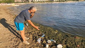 Altınkum Plajı'nda kirlilik uyarısı