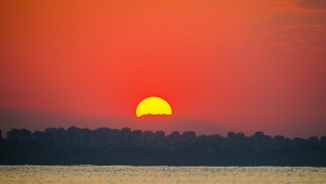 Antalya'da eşsiz gün doğumu