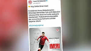 Antalyaspor, Imeri’yi transfer etti