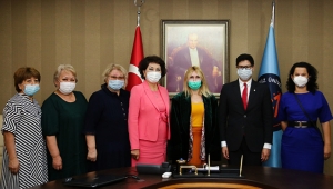 AÜ ile Kazak Ulusal Sanat Üniversitesi arasında iş birliği