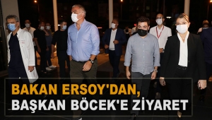 Bakan Ersoy'dan, Başkan Böcek'e ziyaret
