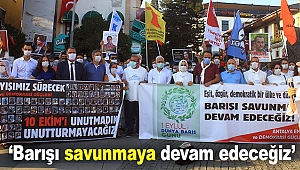 ‘Barışı savunmaya devam edeceğiz’
