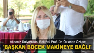 'Başkan Böcek makineye bağlı'