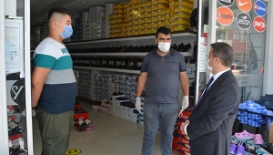 Çimşit'ten esnaf ziyareti