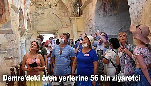Demre'deki ören yerlerine 56 bin ziyaretçi