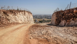 Devasa yola 11 bin 520 kamyon hafriyat