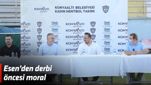 Esen’den derbi öncesi moral