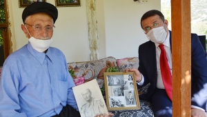 Kaymakamdan gaziye ziyaret