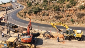 Kazaların yaşandığı kavşakta düzenleme