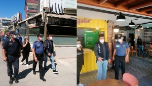 Kepez'de koronavirüs denetimi